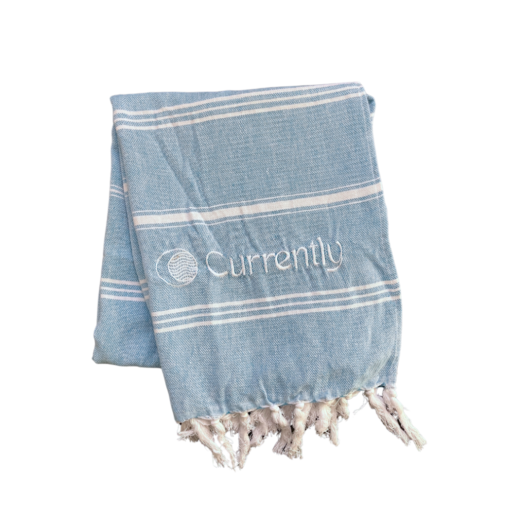 currently wine co beach towel